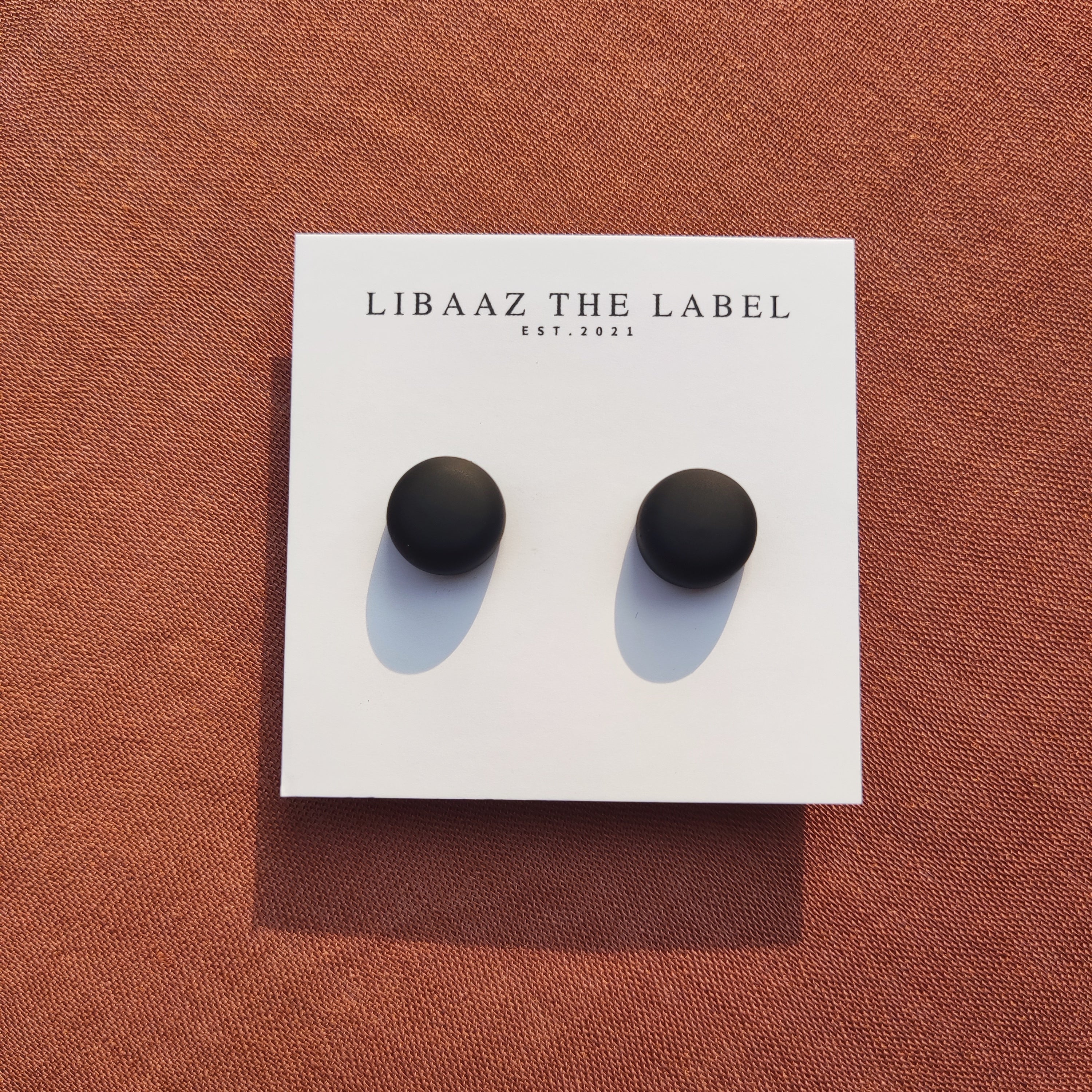 Onyx Black Hijab Magnet (2 Pairs)