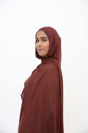 Dark Brown Crinkle Modal