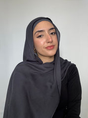 Charcoal Modal Hijab set