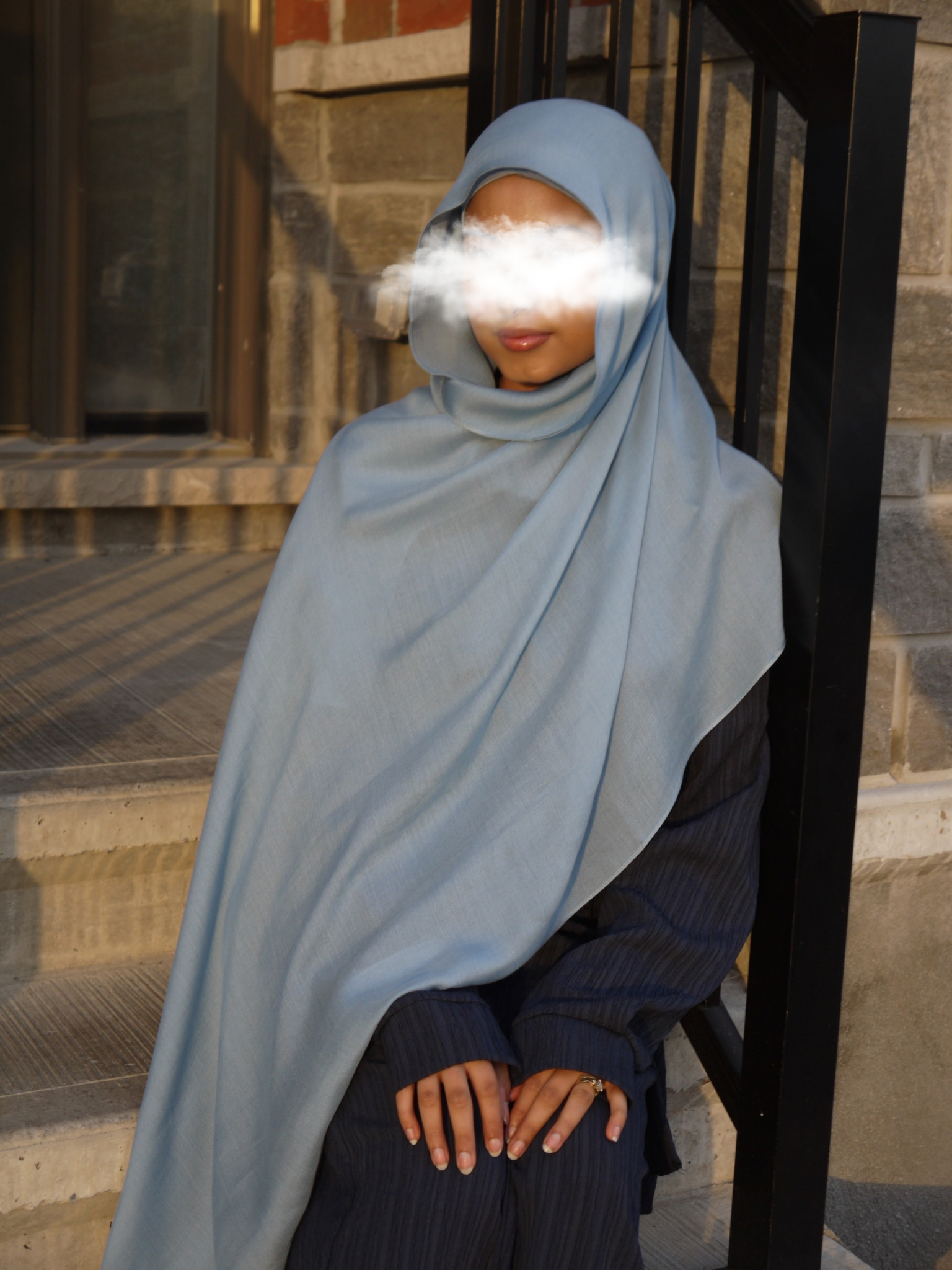 Sky Modal Hijab Set
