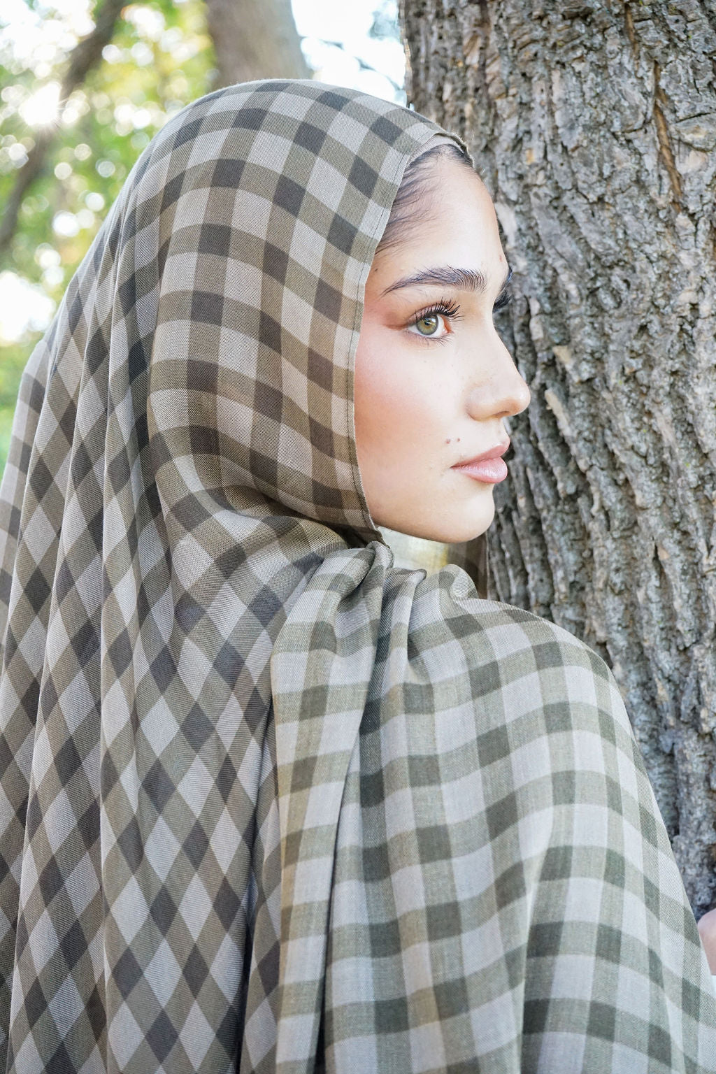 Taupe Check