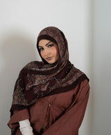 Maroon Ottoman